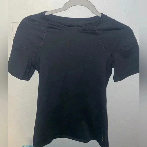 Tommie Copper Women Solid Black Pro-Grade Short Sleeve Shoulder Support Shirt M - Picture 2 of 6